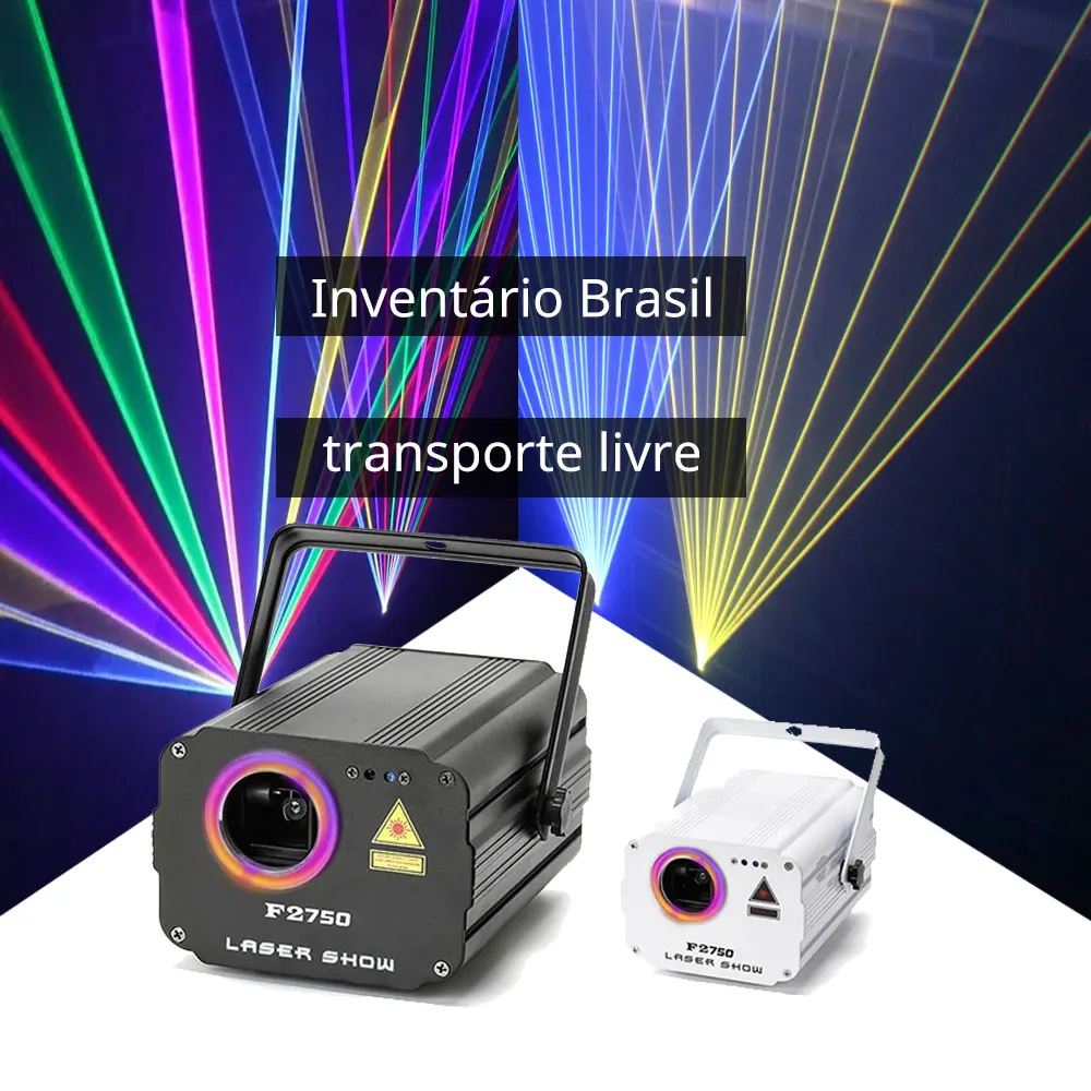 Luz laser da fase profissional, projetor para DJ, DMX, casamento e partido home, 1.4W, F2800, F2750