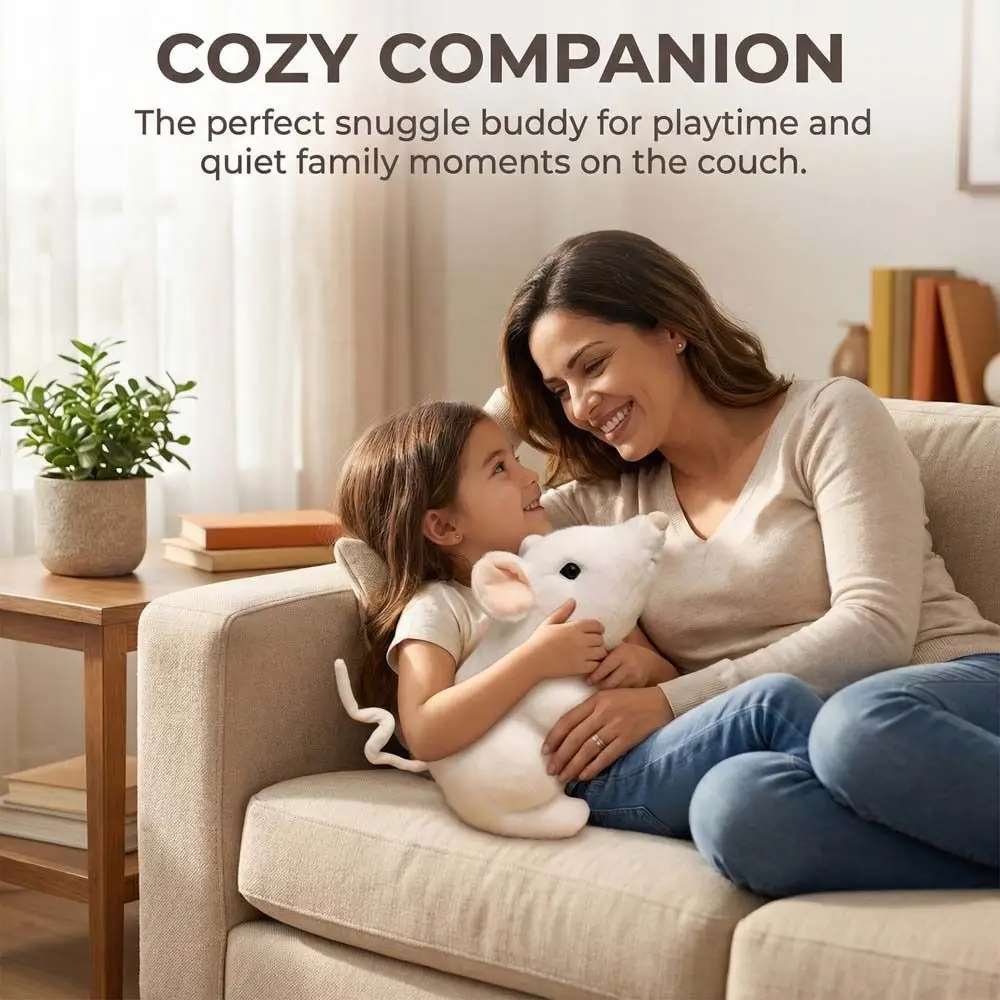 

Игрушечная мышь 27 см: милый мультяшный дизайн, реалистичная, нежная, как живая, подарок на Фестиваль мышей