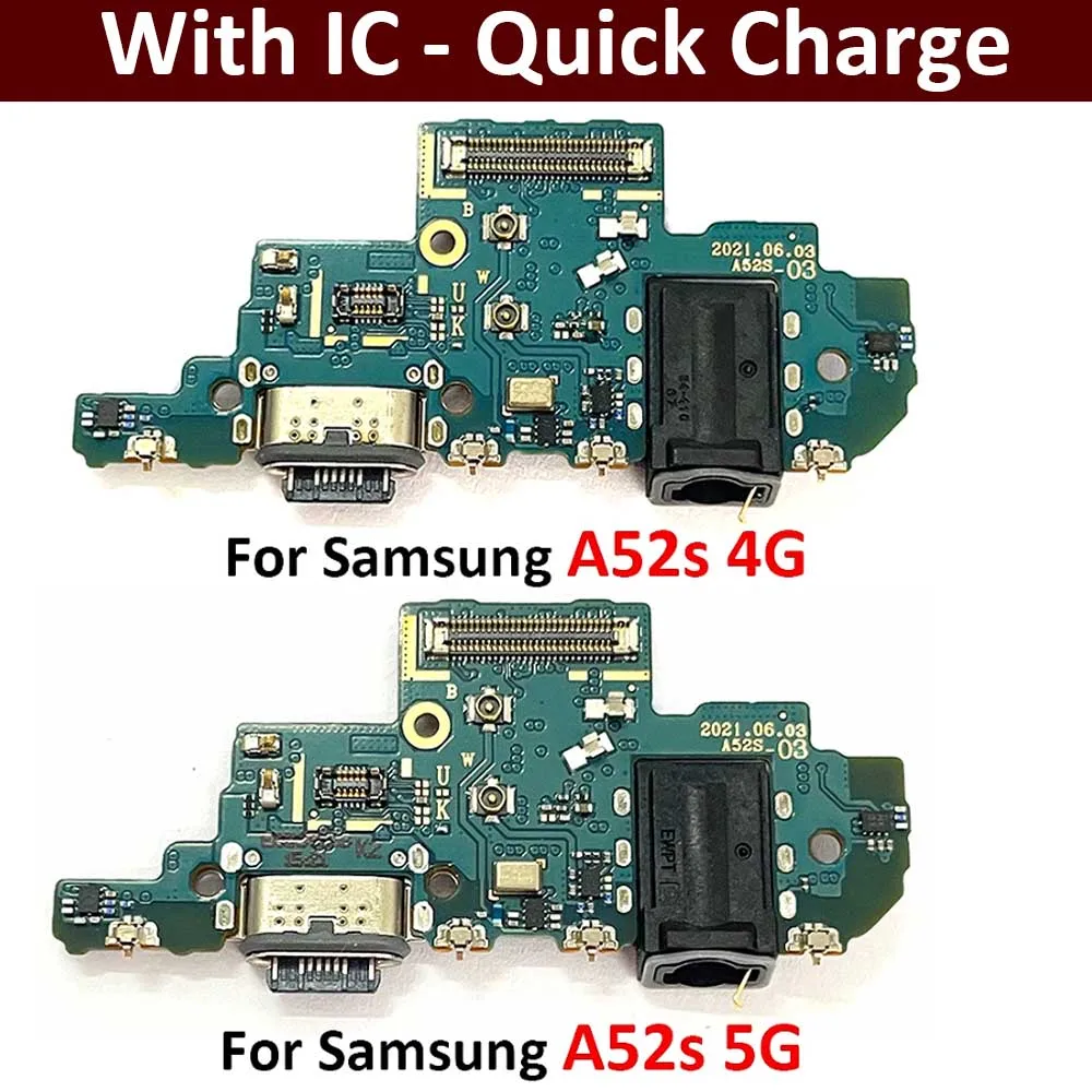 For Samsung A52S A528B A528 4G 5G USB Micro Charger Charging Port Dock Connector Mainboard Main Board Flex Cable