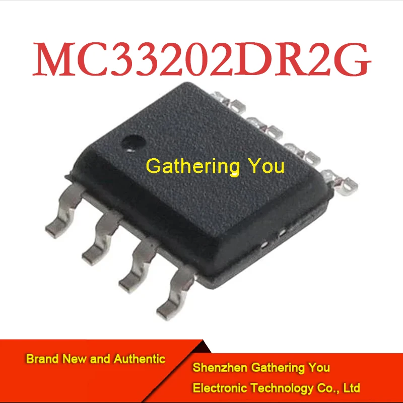 MC33202DR2G SOP8 Amplificador Integrado, Brand New, Authentic