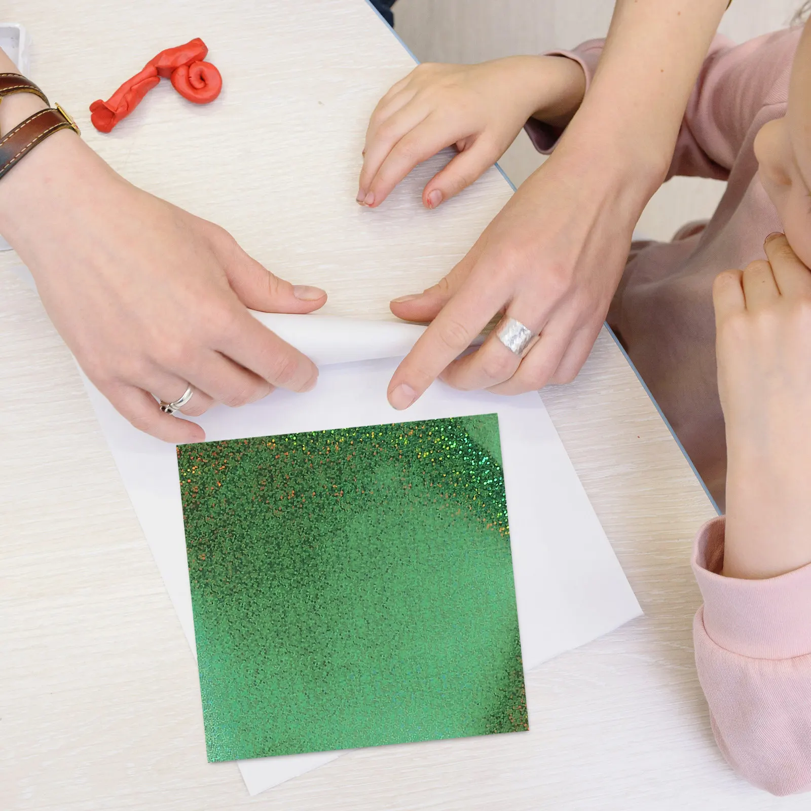 150Pcs 공예 종이 접기 종이 DIY 접는 종이 예술 프로젝트 수제 선물 학교 활동 두뇌 훈련 재미