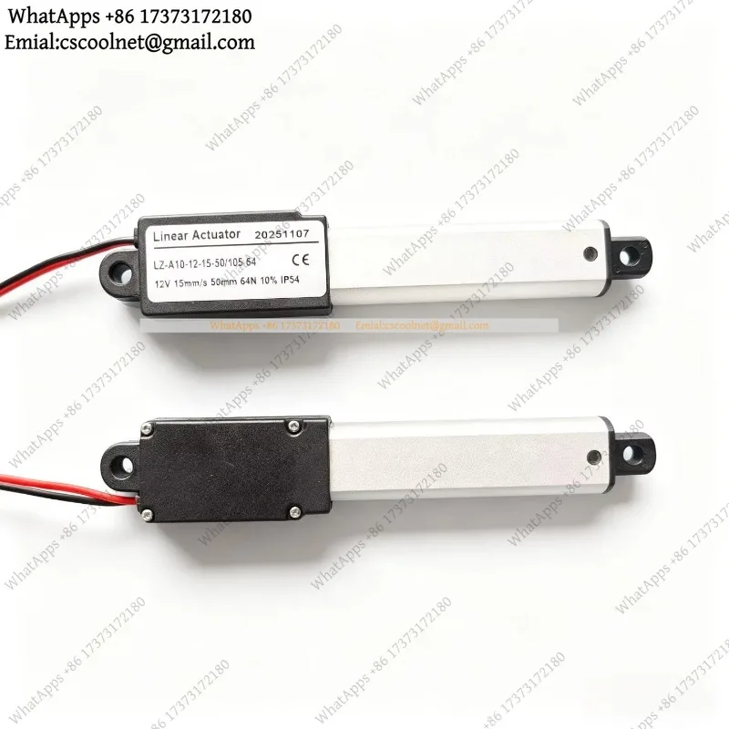 6V 12V Micro Linear Actuator 10mm 21mm 30mm 50mm Stroke 30N 60N 90N 150N Electric Motor Waterproof with Brackets