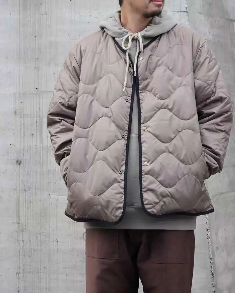 سترة ناناميكا ذات وجهين للأسفل سترة يابانية مزدوجة الجوانب داخلية للرجال 21AW #4