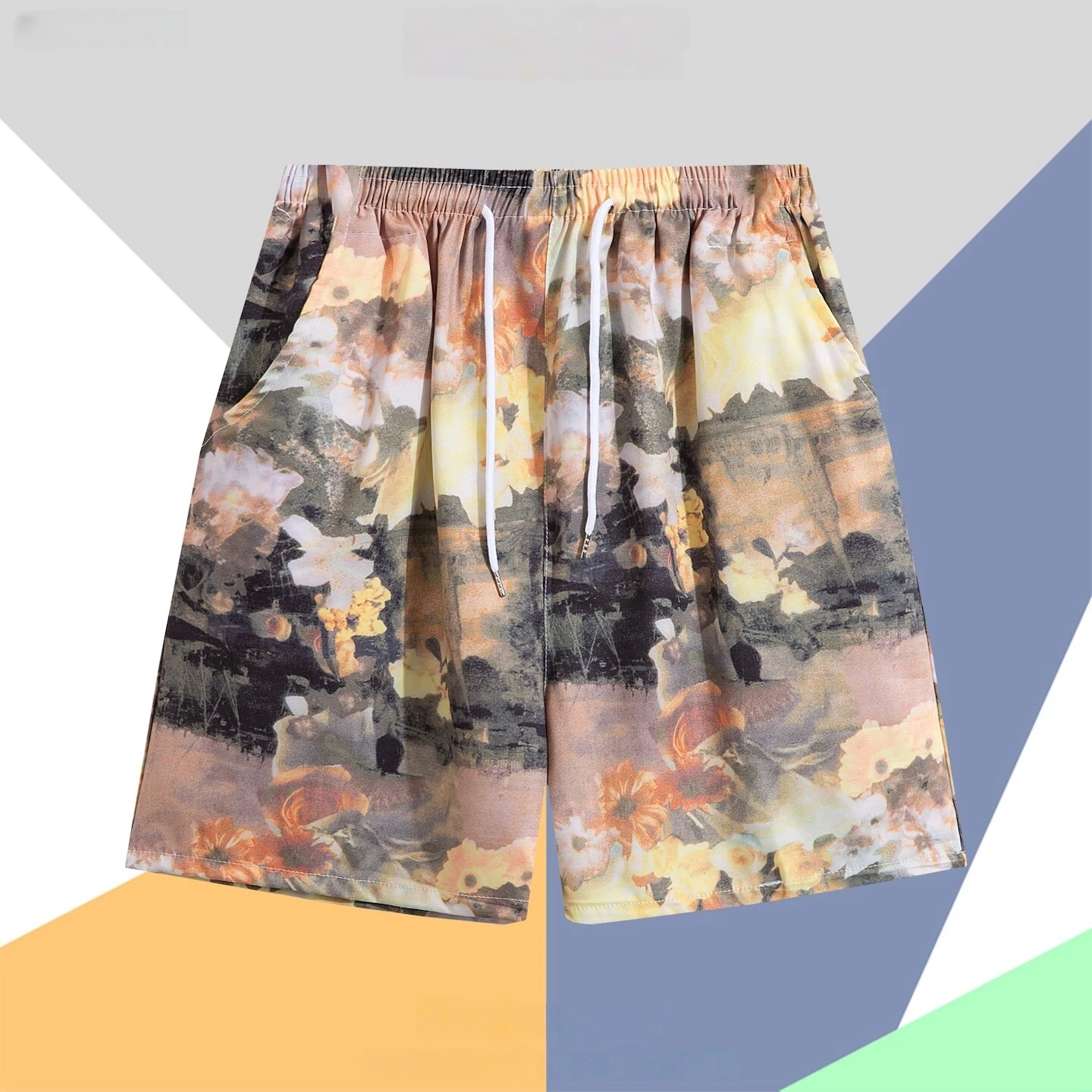 

Летние пляжные шорты для мужчин: повседневные, быстросохнущие, для отдыха на природе, путешествий в Санье, серфинга, в стиле кэжуал