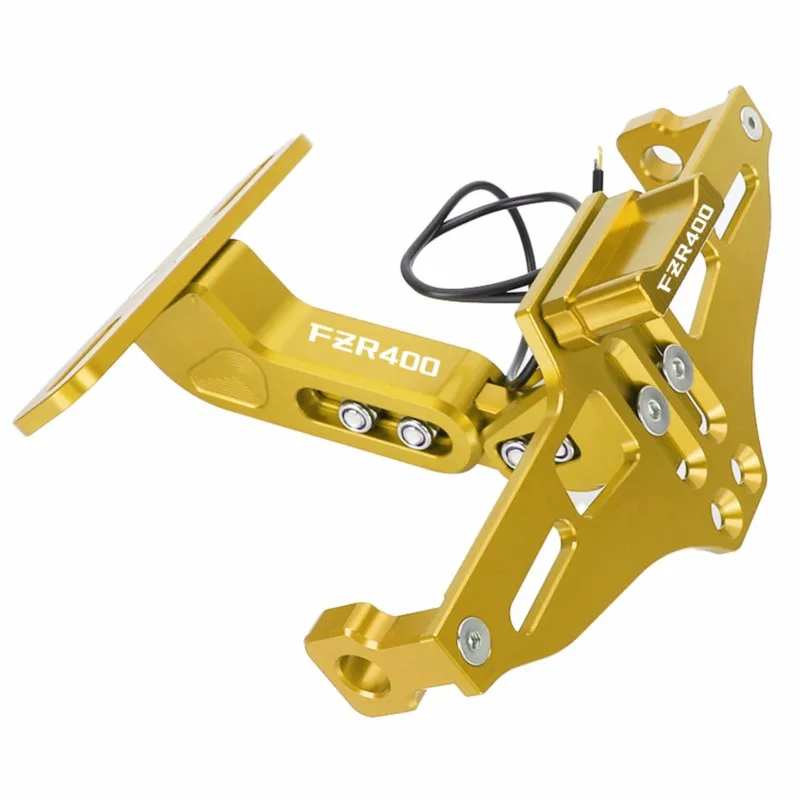 For yamaha FZR400 FZR 400 fzr400 1988-1990 Motorcycle Rear License Plate Holder Bracket with Light Tail Tidy Fender Eliminator