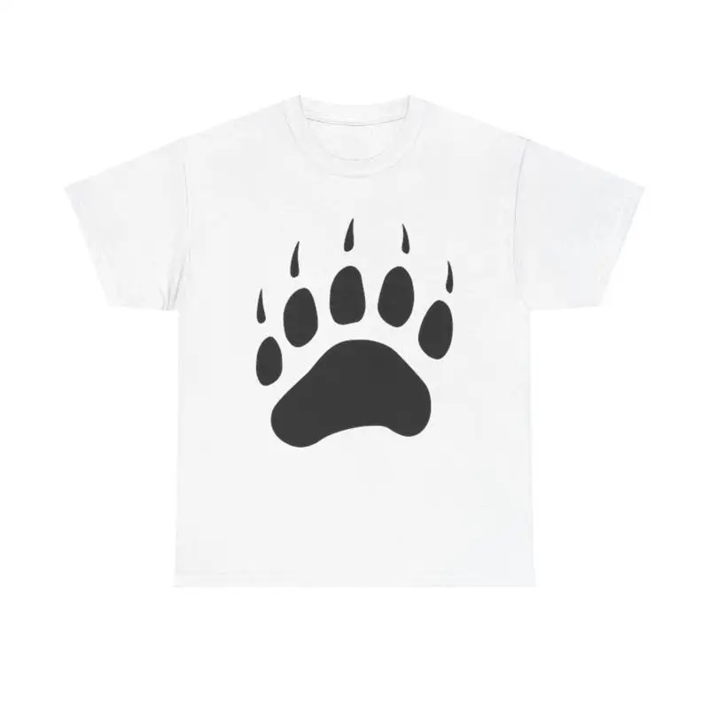

Bear Paw Print T Shirt wildlife nature hiking camping outdoors minimal cool