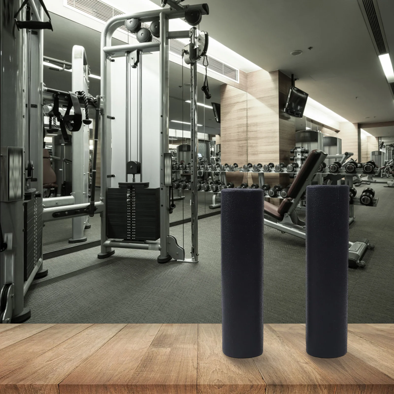 

2pcs Nonslip Handle Grip Covers for Fitness Equipment Perfect for 25mm Tubes Made of Plastic for Various Applications
