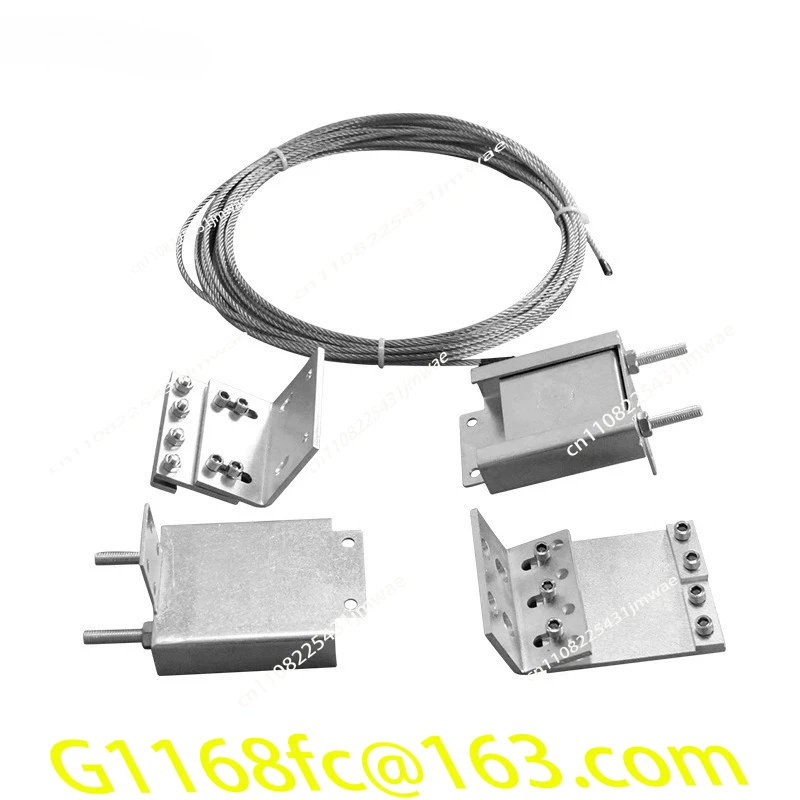 Sliding Door Telescopic Sliding Door Kit Stainless Steel Rope Mounting Accessories