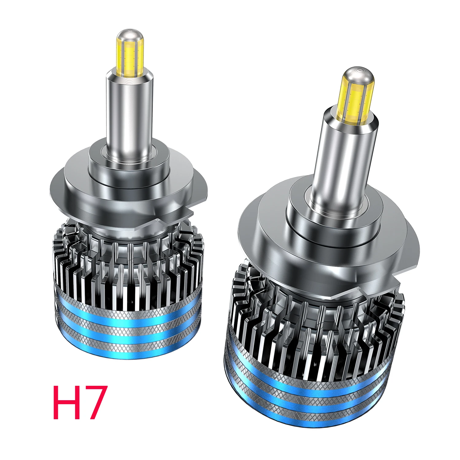 2x H7 Car Headlights H11 9005 HB3 9006 HB4 9012 HIR2 Auto Led Canbus Lights Bulb 130W 6000K IP68 13000LM