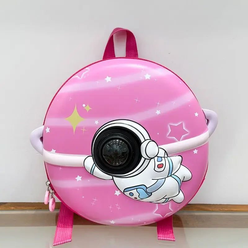 3D Astronaut Pattern School Bags Preschool Bag Kindergarten Boys Backpacks 2-6 Years Old Children Cute Small Toddler's Schoolbag
