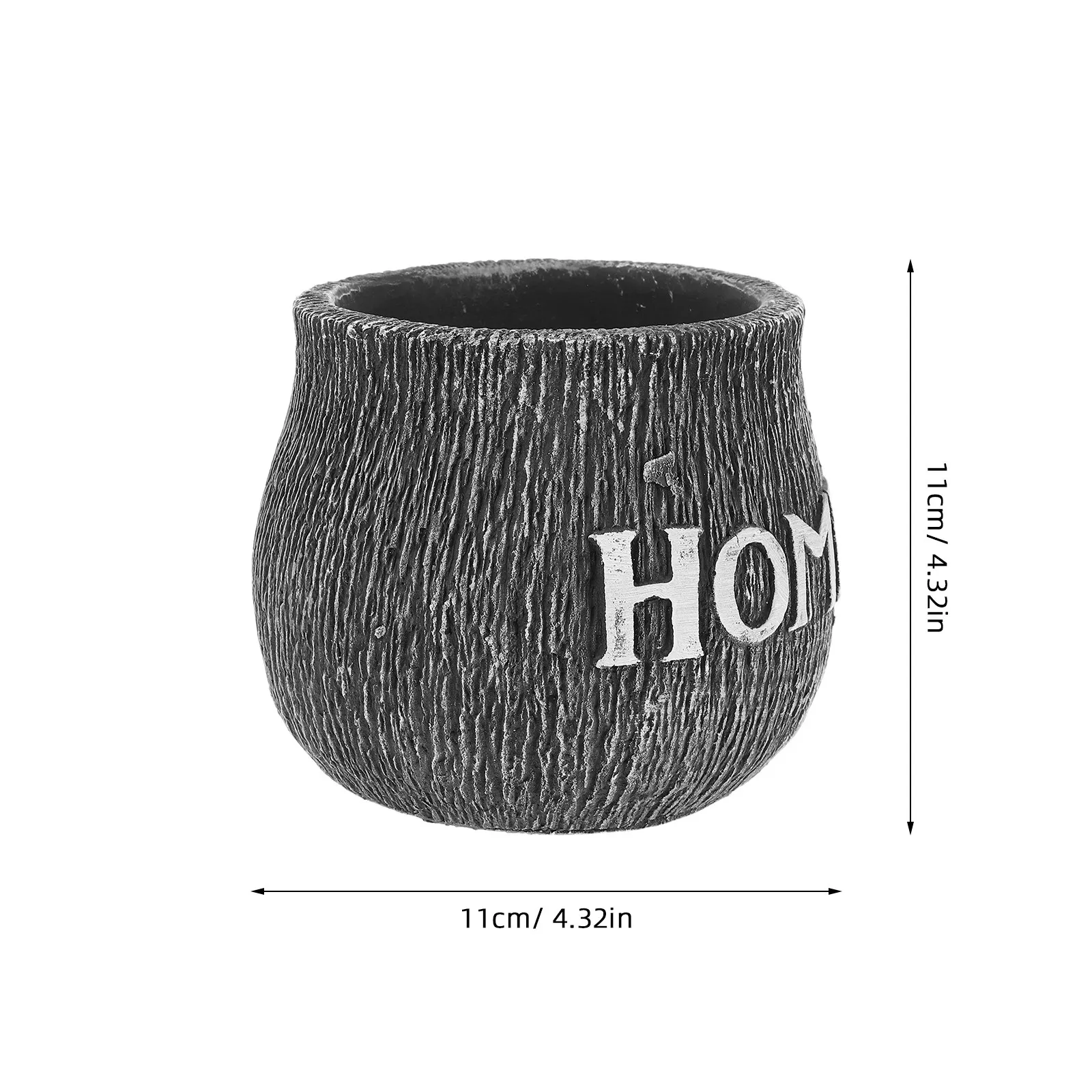 Succulent Planter Bowl Cement Flower Pot Nordic Minimalist Desktop Pot for Indoor Plants Moisture Control