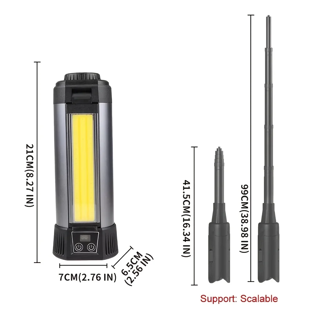 

Легкий перезаряжаемый светодиодный фонарь для кемпинга с регулируемой яркостью, водонепроницаемый, для палаток, аварийный