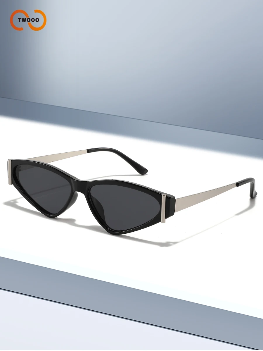 نظارات شمسية نسائية على طراز "ماتريكس" مخصصة على شكل عين القطة، عصرية للأمام، رائعة ومتعددة الاستخدامات #3