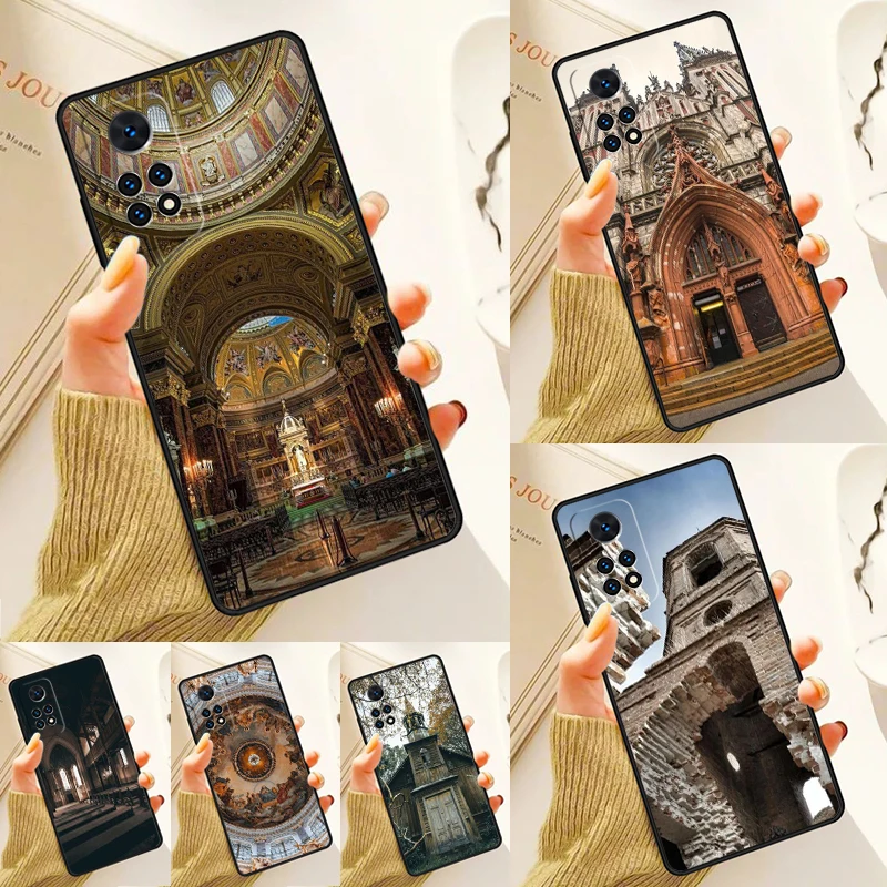 Traditional Religious Church Case For Samsung Galaxy S24 Plus S23 S20 S21FE Lite S22 Ultra Note 20 S8 S9 S10 Phone Coque