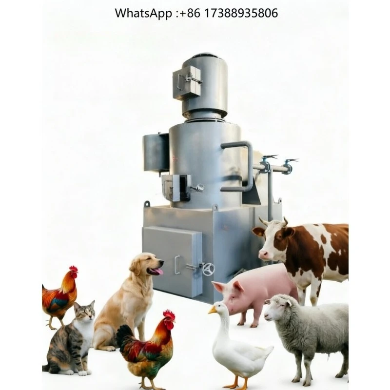 qwe 200-kilogram Smokeless Pet Cremation Machine / Animal Breeding Waste Treatment Equipment / Chicken Incinerator