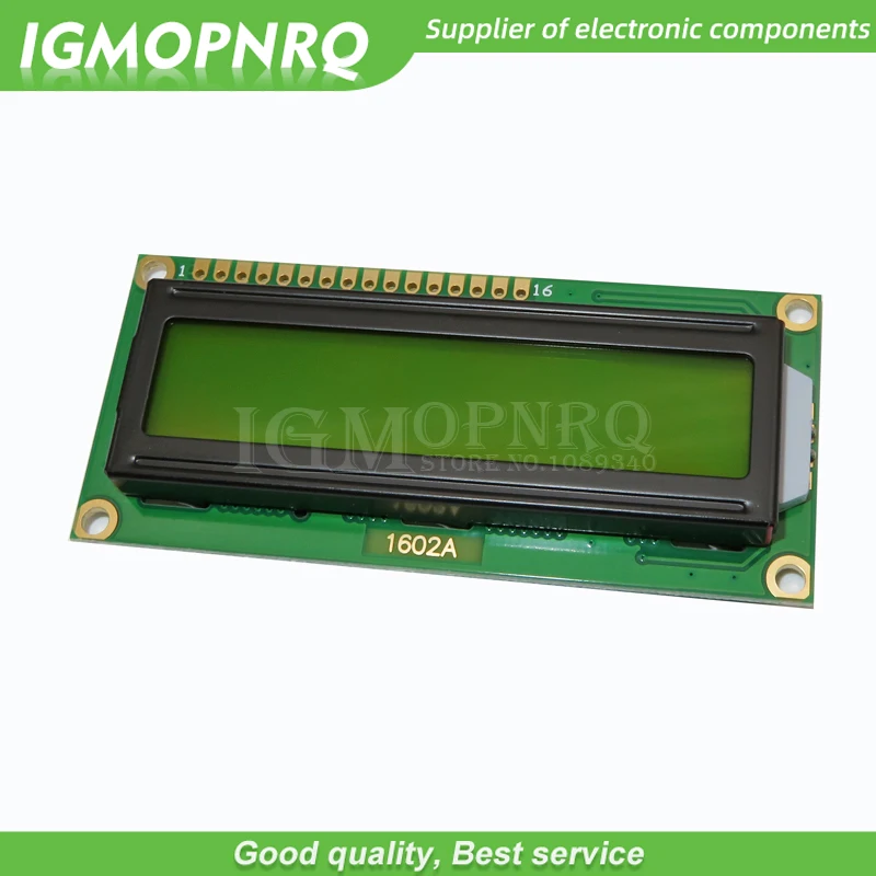 

1 шт. LCD1602 LCD 1602 желтый экран с подсветкой ЖК-дисплей 1602A-5v