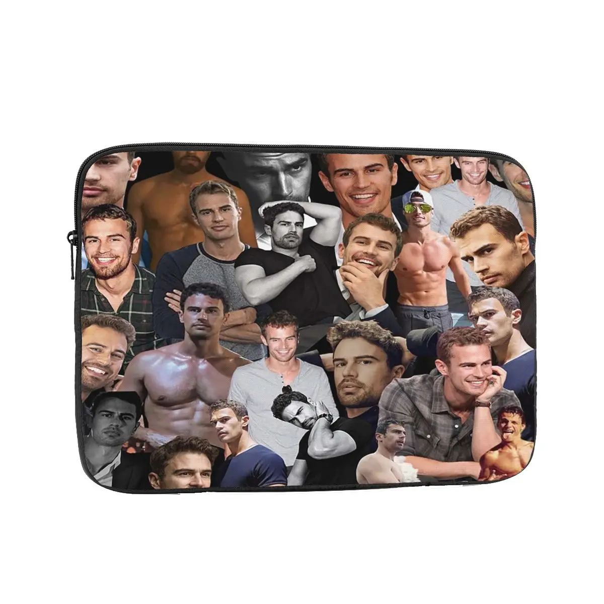 Theo James Photo Collage Notebook Laptop Bag Case Pouch 10 12 13 15 17 Inch For Macbook Air Pro Tablet Shockproof Case Bag