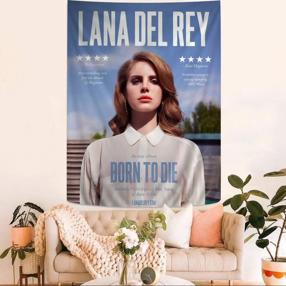 Lana Del Rey Hot Music Album Tapestry Wall Hanging Hippie Wall Hanging Bohemian Wall Tapestries Mandala Wall Hanging Sheets