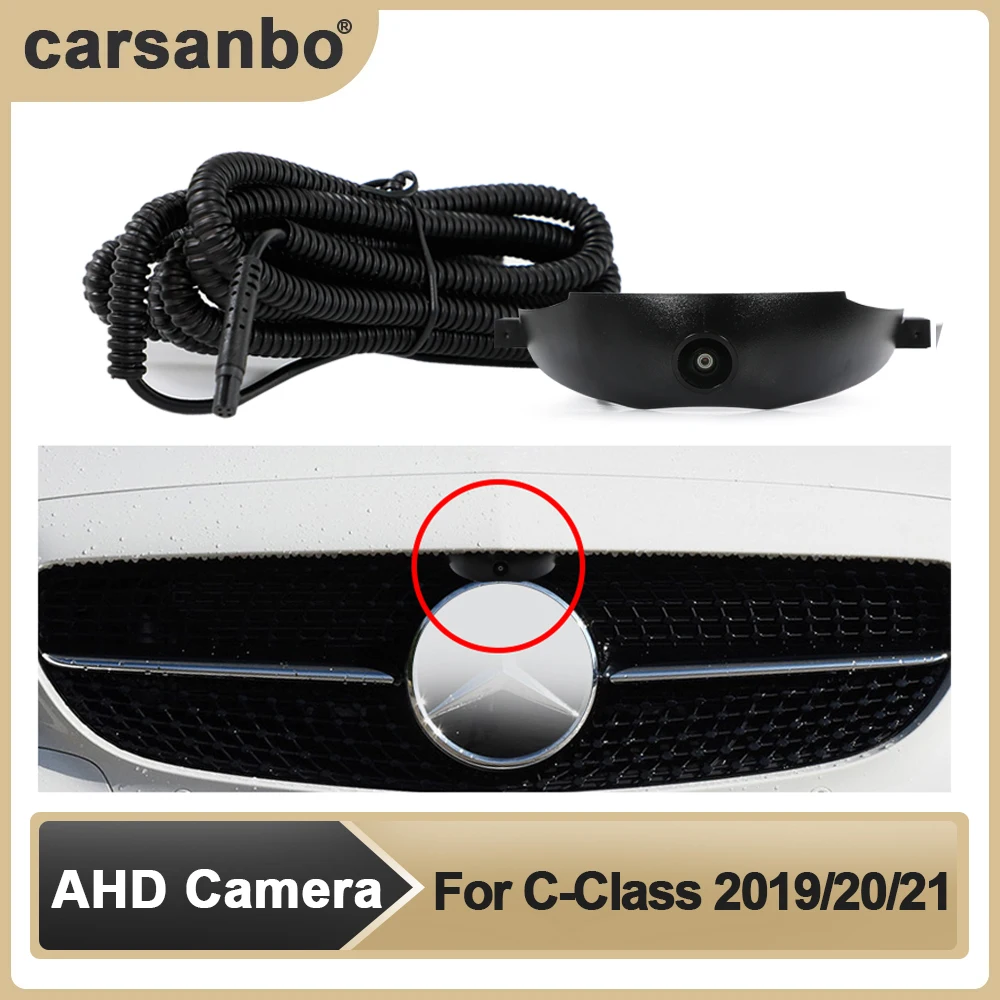 

Car AHD Front View OEM Camera HD Night Vision Fisheye 150 °Chrome Camera for Benz A-Class 2019-22 Parking Monitoring System