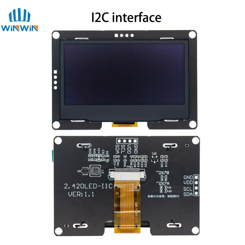 Modulo Display LCD OLED da 2.4 \