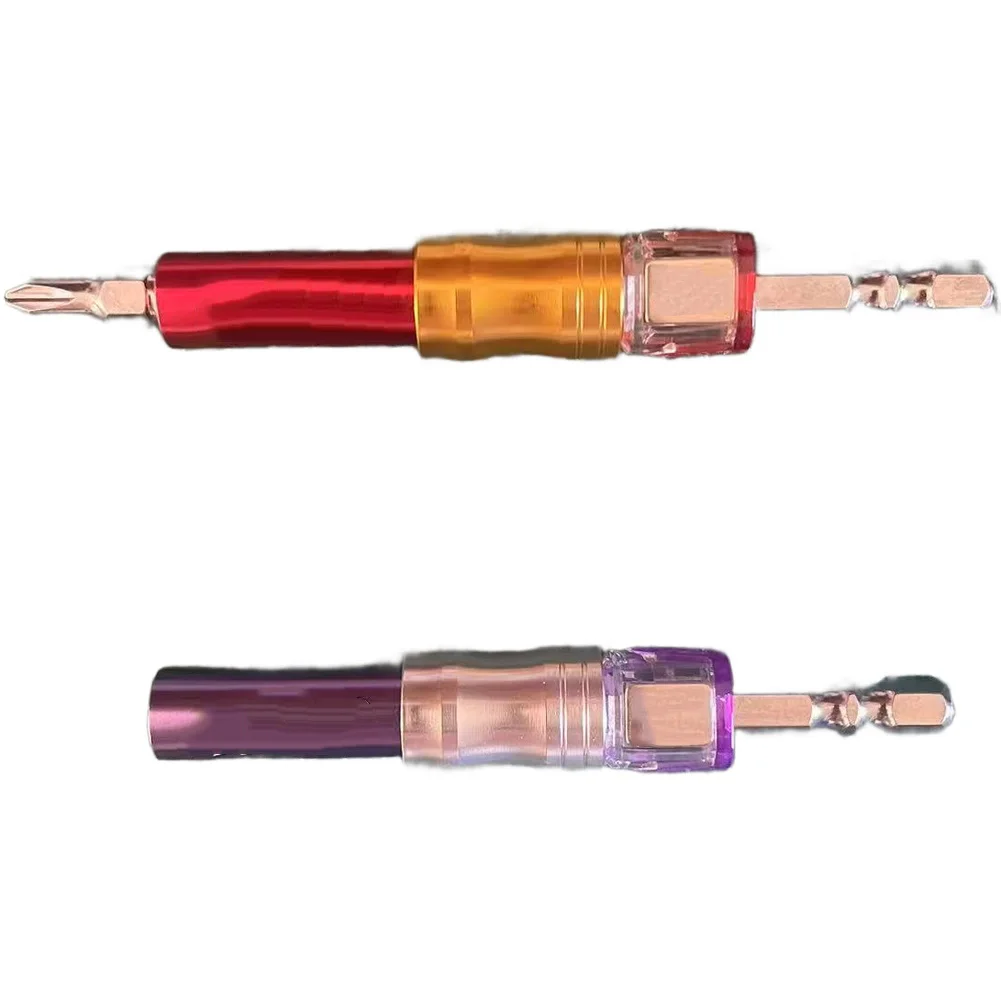 3-in-1 Screwdriver Bit Holder Adjustable Depth Screw Socket Hexagonal Shank For Furniture Assembly Electronic Repairs