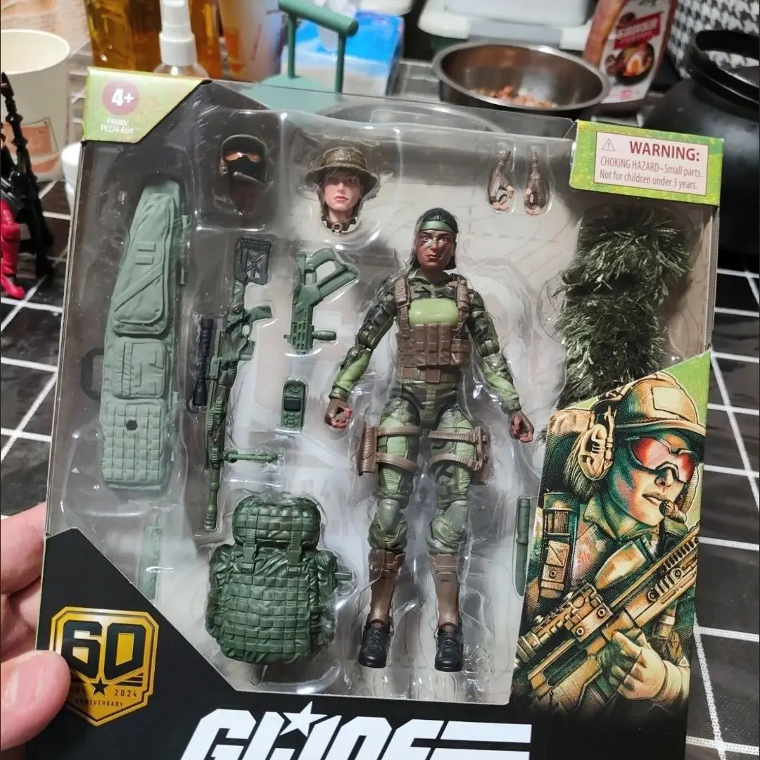 G.I. Joe Gi Joe Classified Series 60th Anniversary Action Marine Sniper Action Figure Model Toy Collectible Gifts