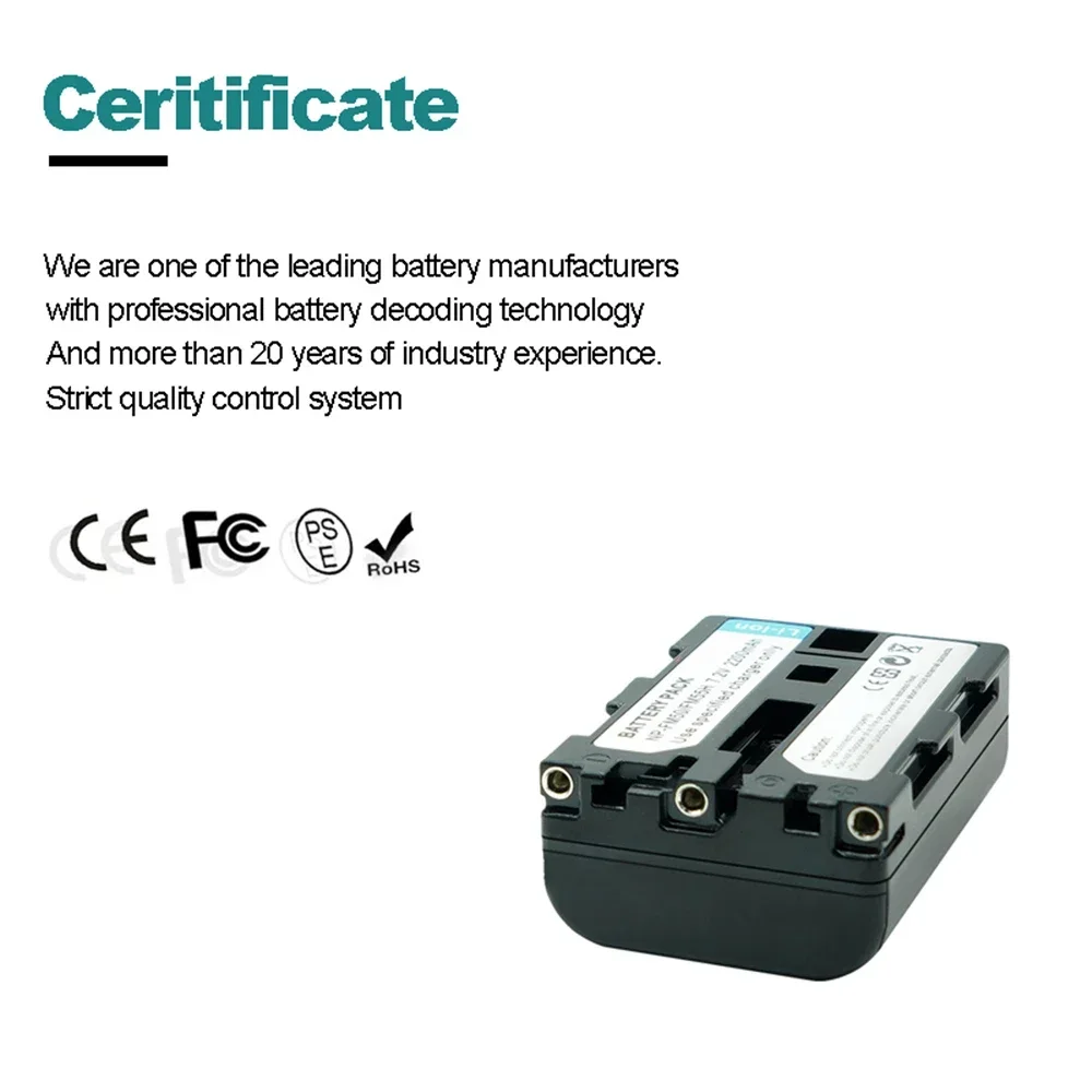NP-FM50 NP FM55 Camera Battery 2200mah for Sony DCR-PC101 A100 Series DSLR-A100 MVC-CD200 FM55H FM30 FM51 NPFM50 Batteries