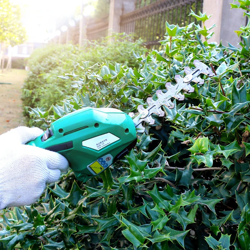 Lithium Battery Hedge Trimmer Household Rechargeable Tea Pruning And Trimming Dual-purpose Hedge Trimmer Small Lawn Mower