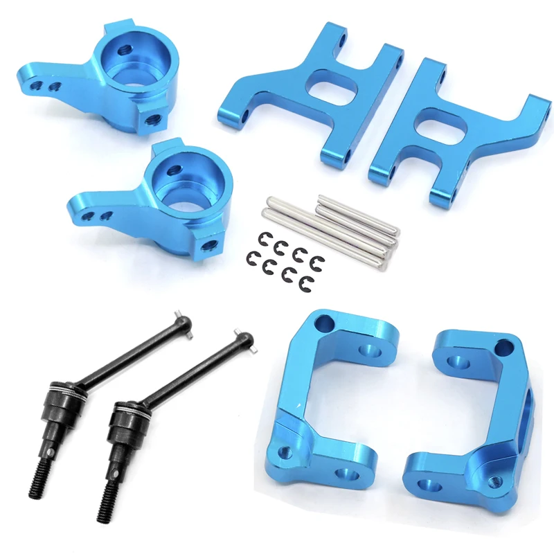 RC Cars Parts Front C-Hub Carrier (L/R) Lower Suspension Arms Knuckle Arm Uprights Universal Driven Dogbone For 1/10 TAMIYA CC01