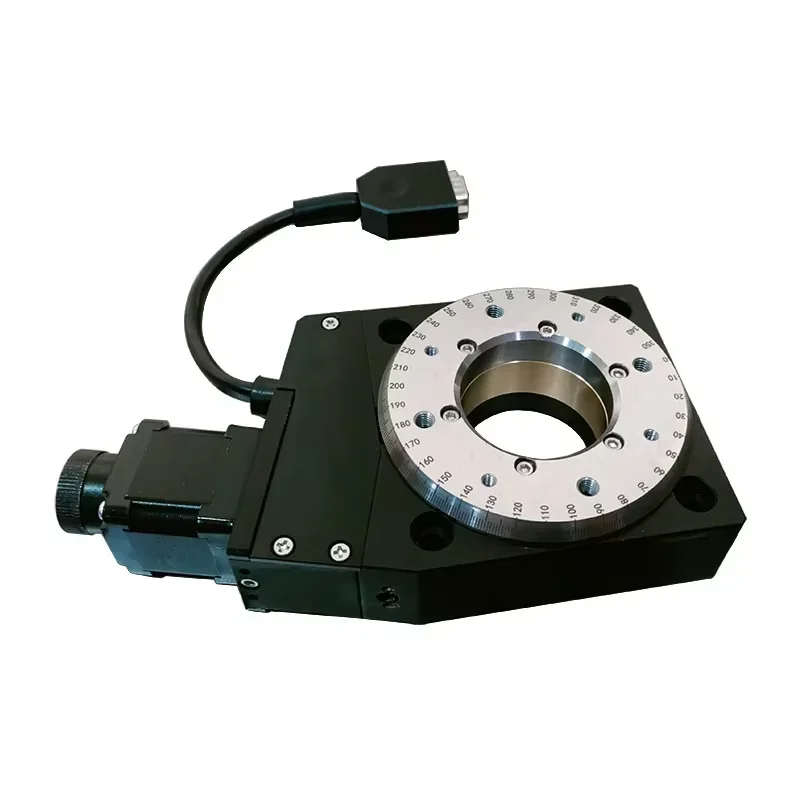 High Precision Motorized Rotary Stage 360 ° Hollow Rotary Displacement Platform