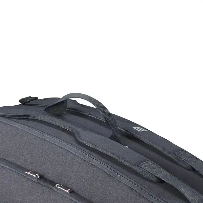 2025 Wilson Mochila de tênis 6PK 12PK Bolsa de raquete de tênis esportiva multifuncional de grande capacidade clássica preta com isolamento térmico