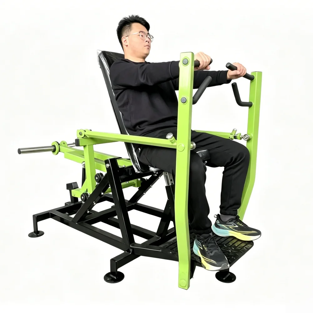 Wholesale Steel Fitness Club Seated Inclined Chest Press Machine with  Exercise Back Support Safety Features