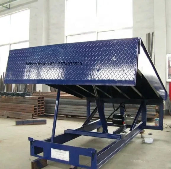 Electro-hydraulic terminal ramp lift platform New for loading and unloading container terminal levelers in restaurant factories