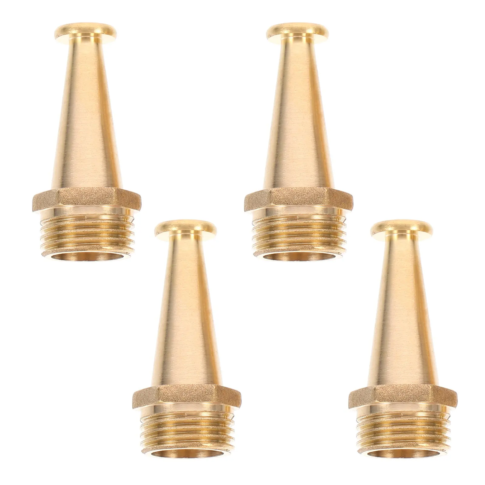 4Pcs Fire Reel Nozzle – Copper Outer, Rust-Free, Easy Install for Car Wash, Garden Irrigation & Fire Hose