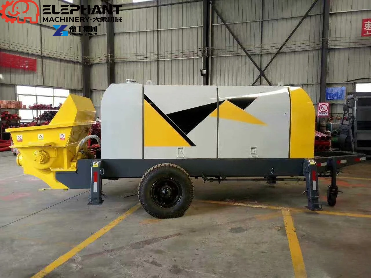 Manufacturers Concrete Machinery Cement Trailer Concrete Pumps For Sale Concrete Ground Conveying Pump For Tunnel And Building