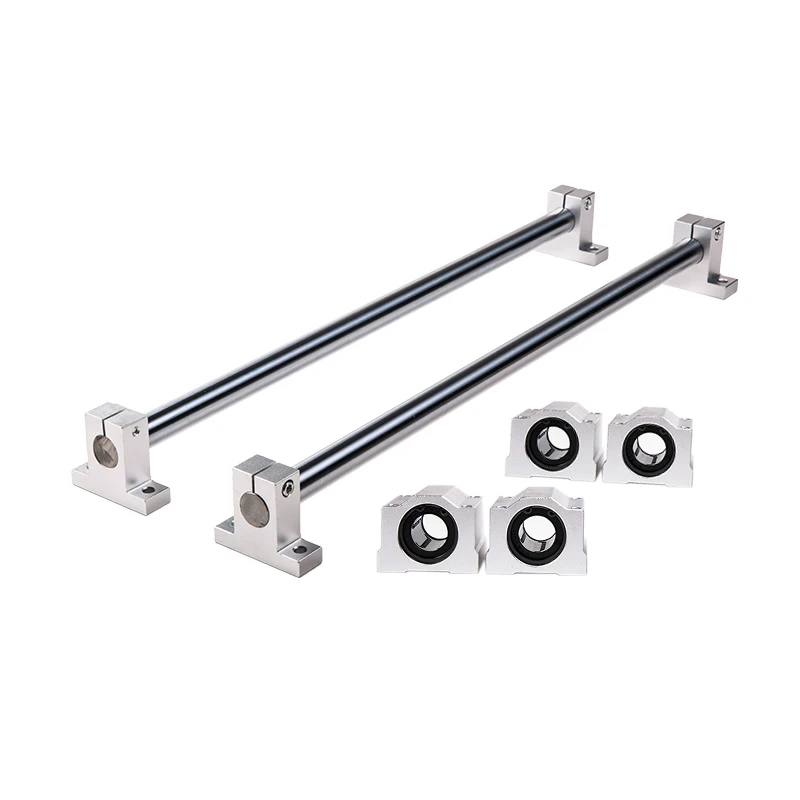CNC Vertical Optical Axis Guides Heavy-Duty Slides Linear Bearing Precision Rails 8mm 10mm 12mm 16mm