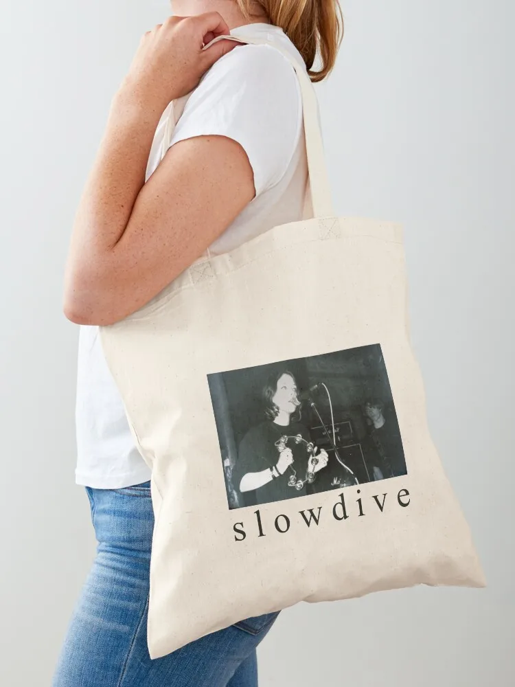 

Rachel Goswell Slowdive Tamborine Tote Bag tote bag women Shopper handbag Canvas stote bag Handbags women