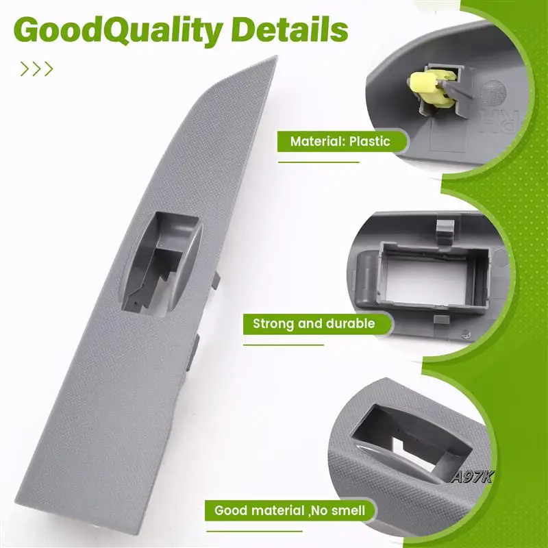 

Car Electric Window Control Panel Switch Rear Door Handle Cover Car Window Switch Regulator Panel Door Armrest Upper Panel