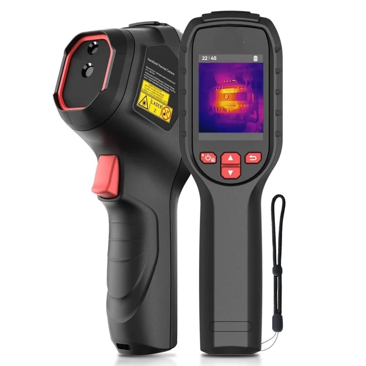 Super Resolution 240 x 240, Thermal Imaging Camera with Laser Pointer, 96 x 96 IR Resolution, 25 HZ Infrared Camera,-4°F