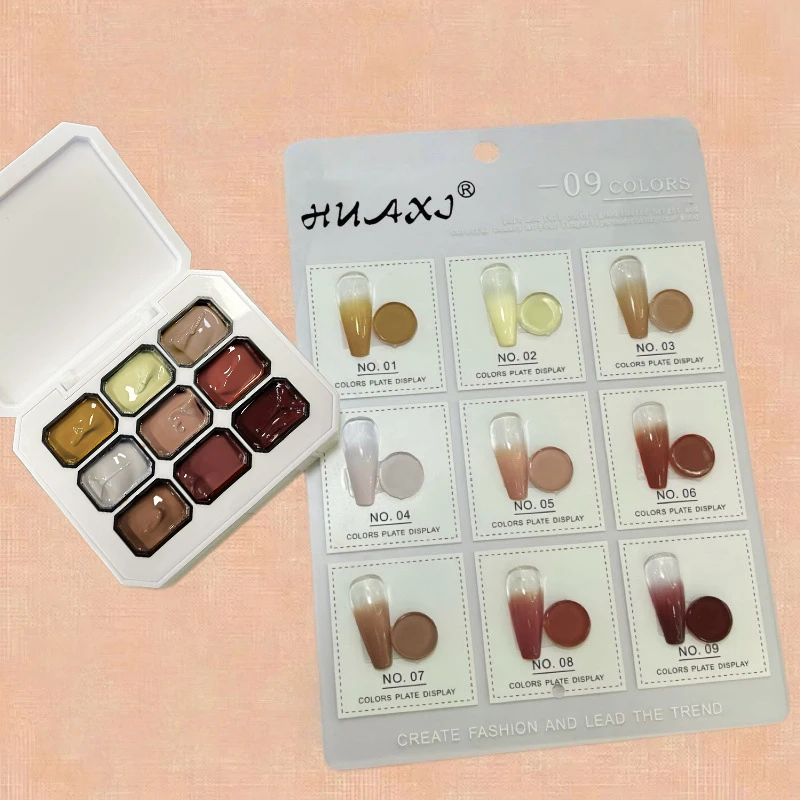 1 صندوق 4 ألوان أبيض وأسود الصلبة طلاء الأظافر الربت الغراء التدرج Y2K بلون لامعة بريق طويلة الأمد DIY بها بنفسك صالون المنزل #5