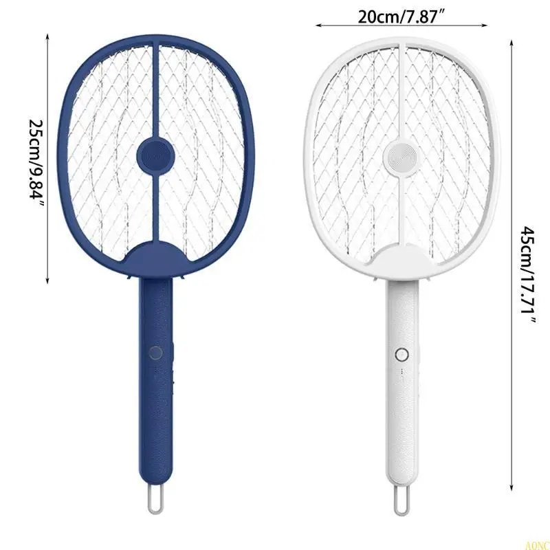 A0NC 3-em 1 ângulo ajustável assassinos Mosquinhos elétricos Swatters Recarregável doméstico Zapper