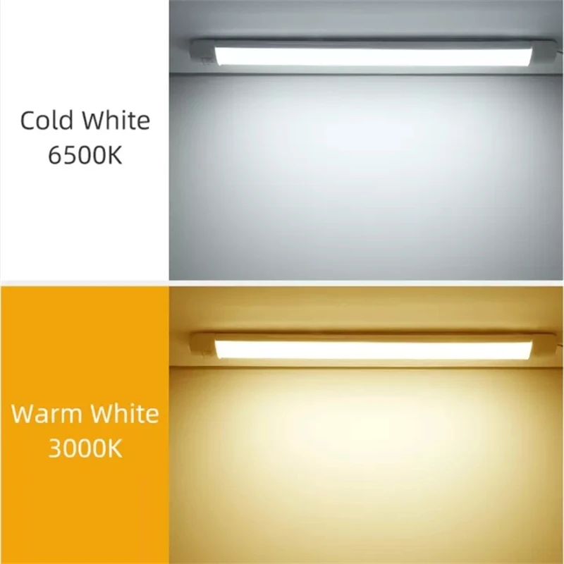 Lámpara Led para armario debajo de la luz del gabinete 110V 220V barra de lámpara de tubo Led 20W gabinete de cocina tubo Led iluminación interior lámpara de pared para el hogar para armarios de dormitorio armoires de