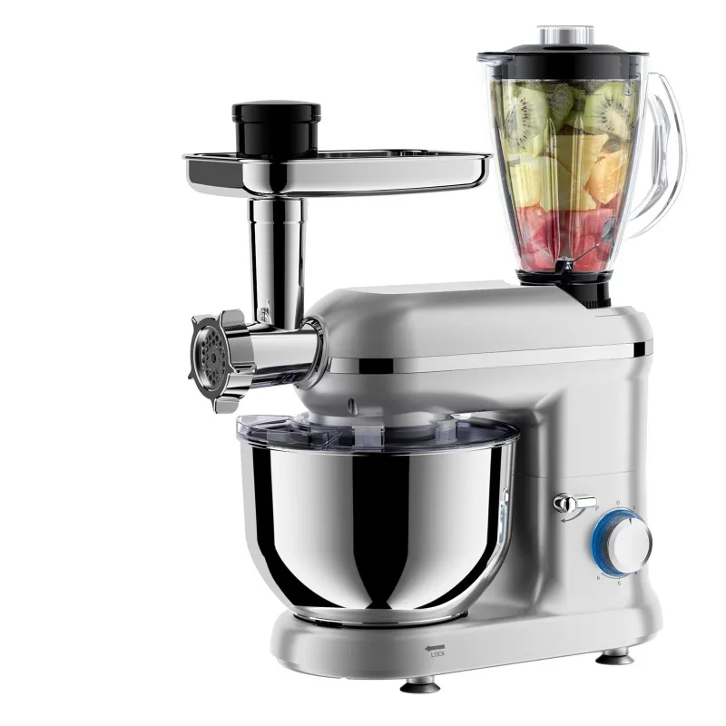 Multifunctional Kitchen Stand Mixer 5L/6L/7L Food Processor Bread Cake Maker Dough Kneader - Bakery Kitchen Appliance