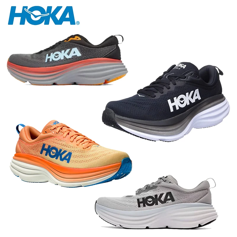 

Hoka One One Bondi 8 Original Sport Running Shoes Road Runs Shoes Men Sport Shoes Lifestyle Outdoor Sneaker Women