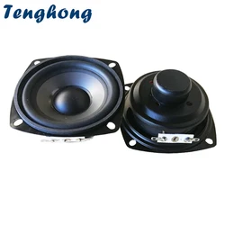 2pcs 3 Inch 8 Ohm 15W Portable Audio Waterproof Speaker Unit Full Range Mid Bass Desktop Audio Sound Loudspeaker DIY