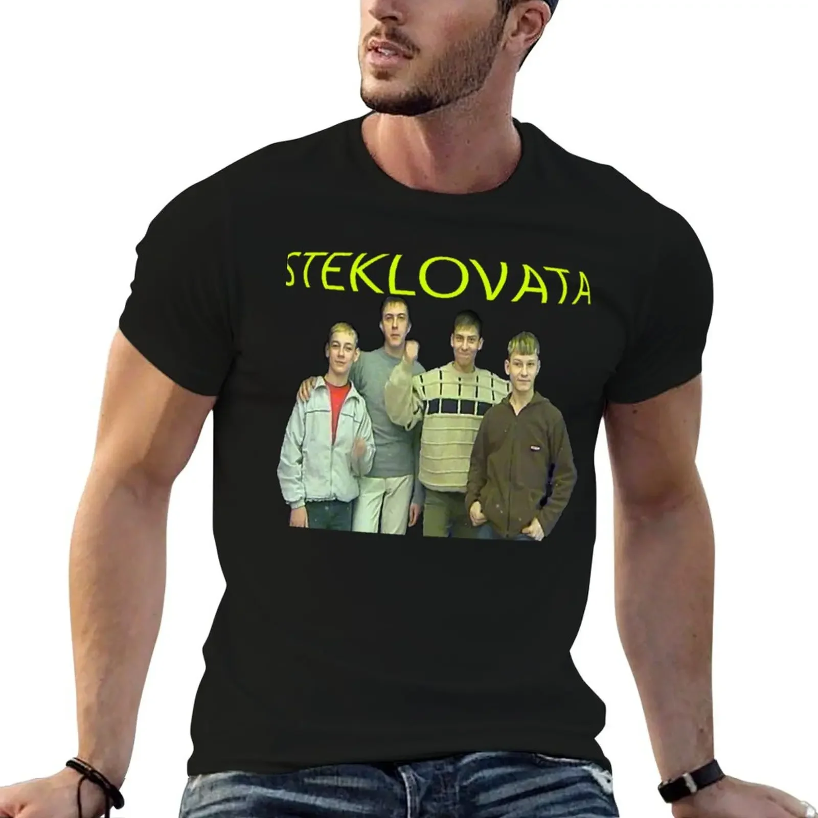 

Steklovata T-Shirt Funny t-shirt luxury designer plus size men clothing