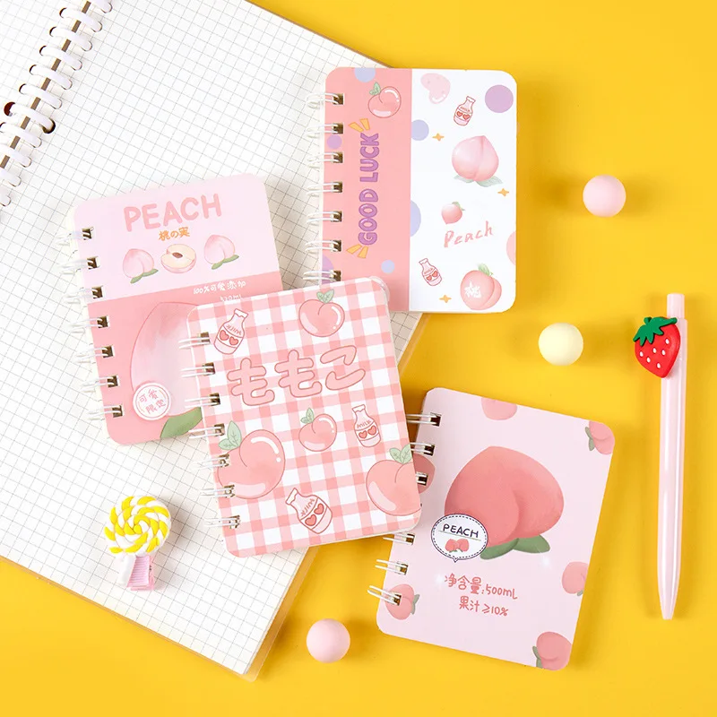Creative Fun Animal Pocket Mini Coil Notebook, Notebook Student, Diário Portátil, Writing Pads, Material Escolar, Livro, Escritório, 10 pcs