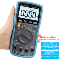 ZOYI ZT-17B+ is an electrical multimeter known for its high precision digital display, smart home capacitance meter, and o