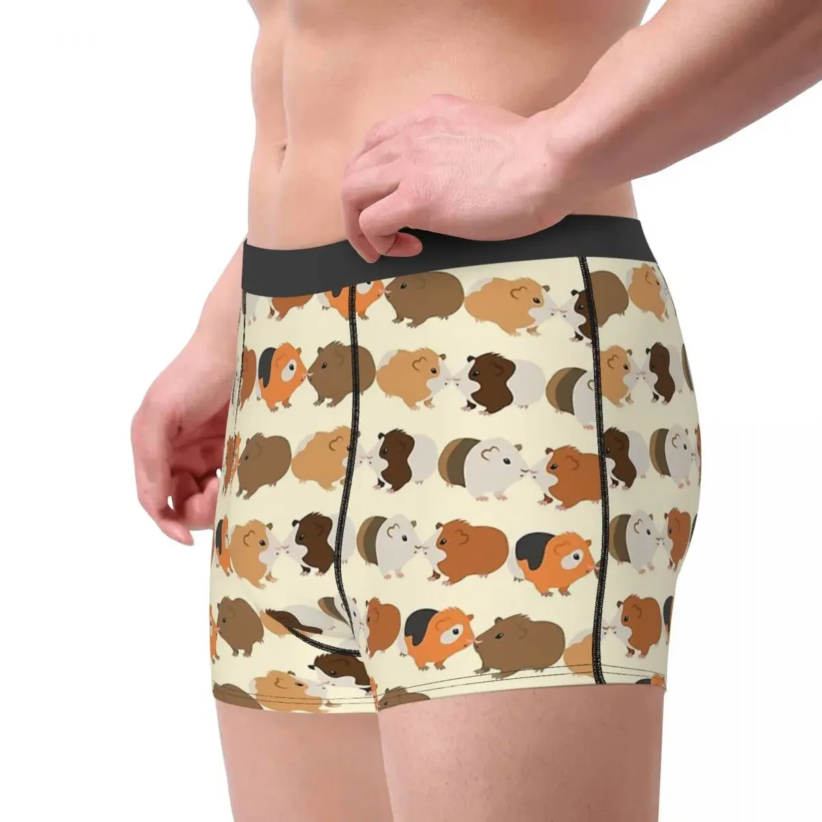 Guinea Pig Cavia Porcellus Animal Breeds Pattern Underpants Homme Panties Male Underwear Ventilate Shorts Boxer Briefs