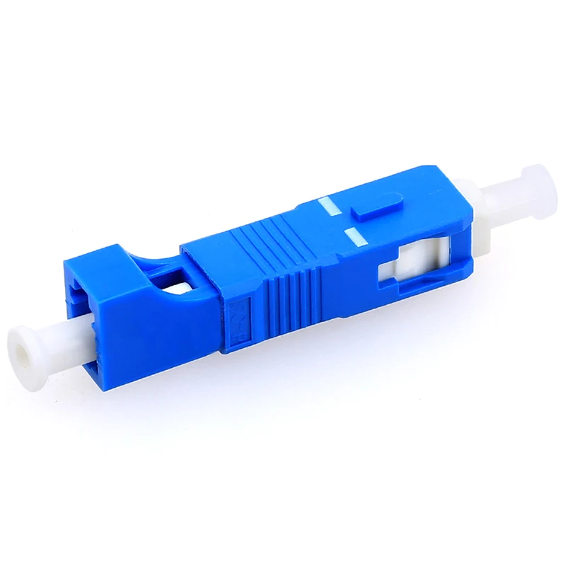 1pc Single Mode SC Male to LC Female Hybrid Optical Fiber Adapter Connector for Optical Power Meter Accessories Replacement